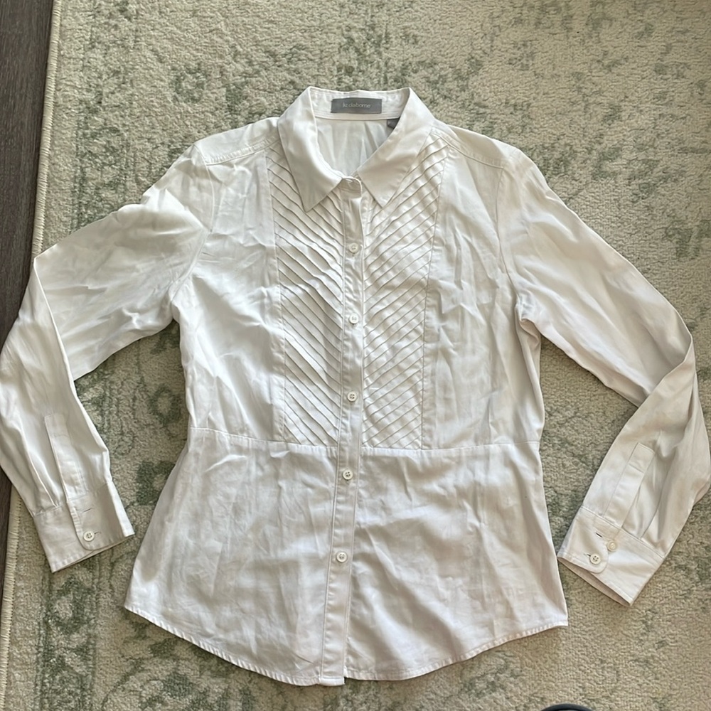 White Liz Claiborne Button Down